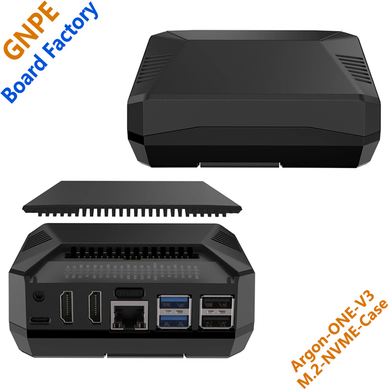 Argon One V3 M.2 Nvme Case - Raspberry PI 5-behuizing PCIe naar SSD