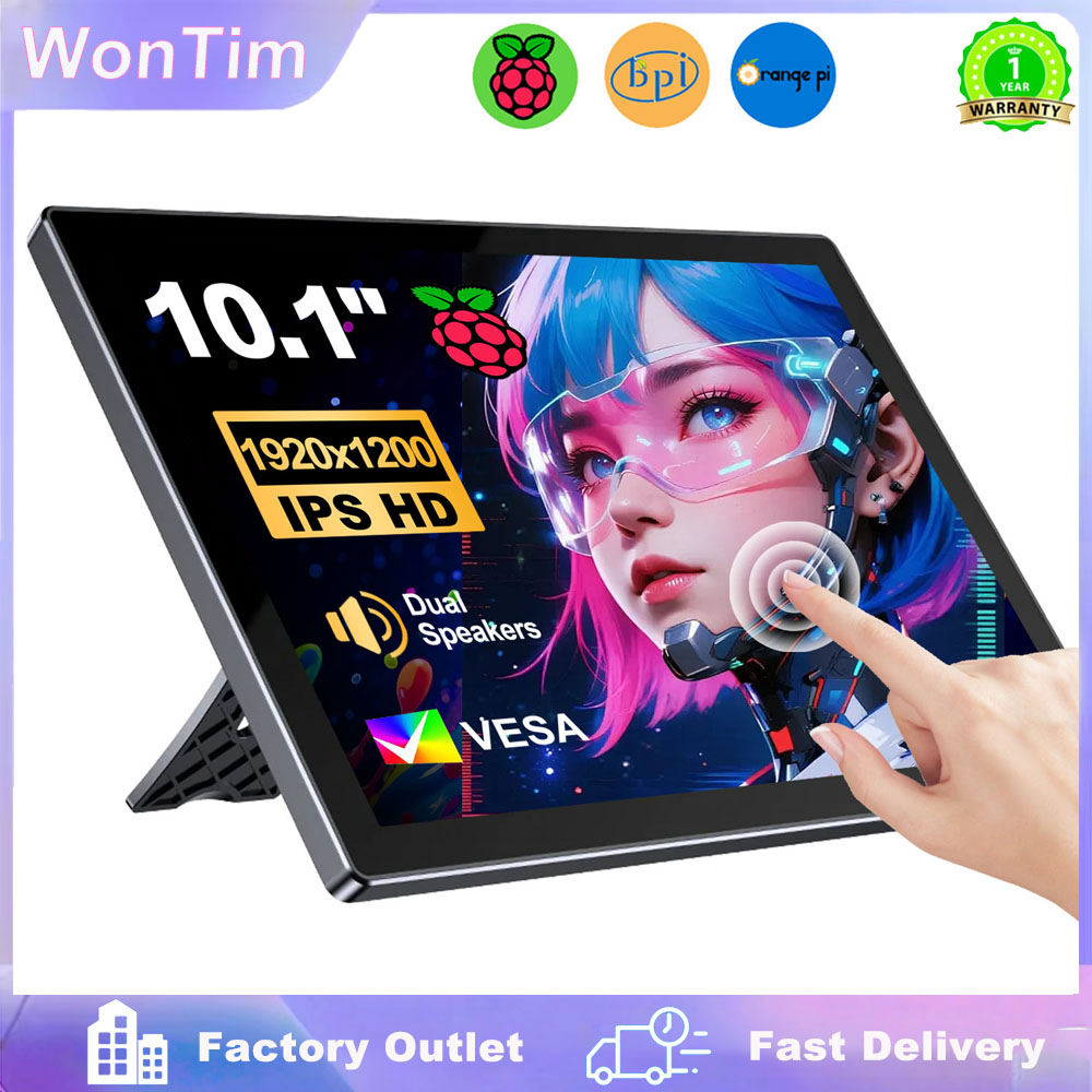 Raspberry Pi 10.1 Inch Capacitive Touch Screen Ips - 10,1 inch Raspberry Pi 5 4/3/B/B+/A+
