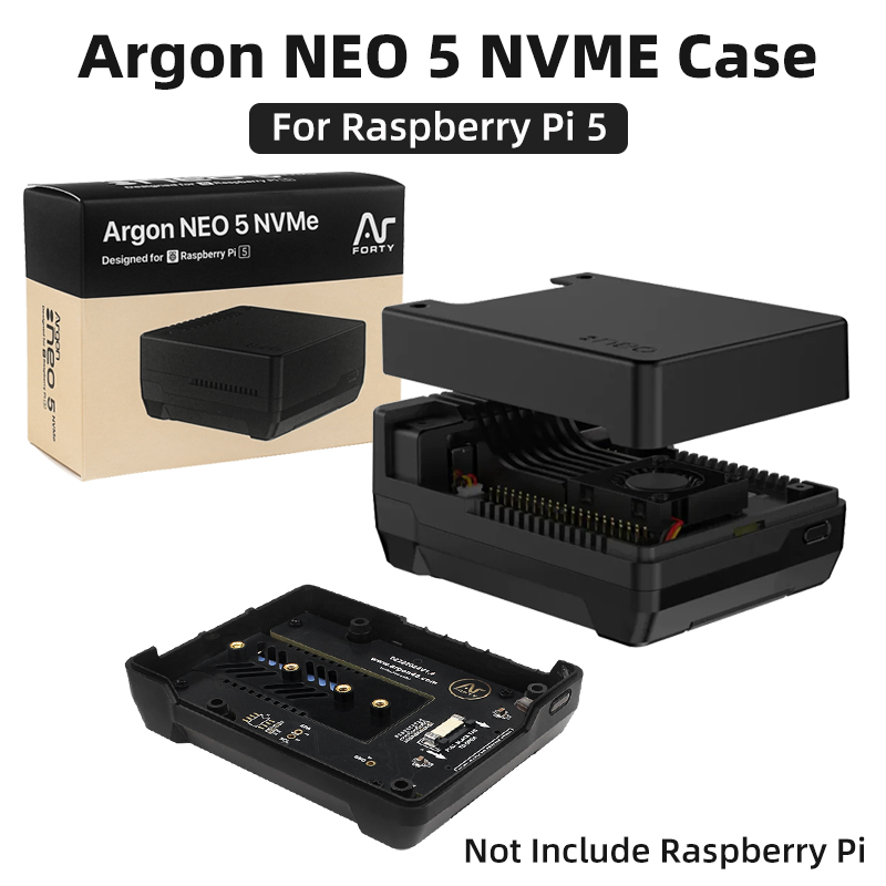 Argon One V3 M.2 Nvme Case - Argon NEO 5 M.2 NVME PCIE-behuizing