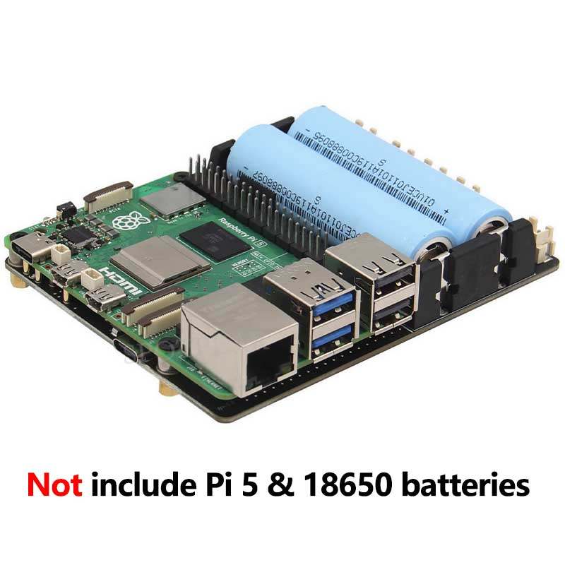 Raspberry Pi 5 18650 UPS-bord, - Raspberry Pi Uninterrupted Power Supply Ups 18650 recensie en prijs