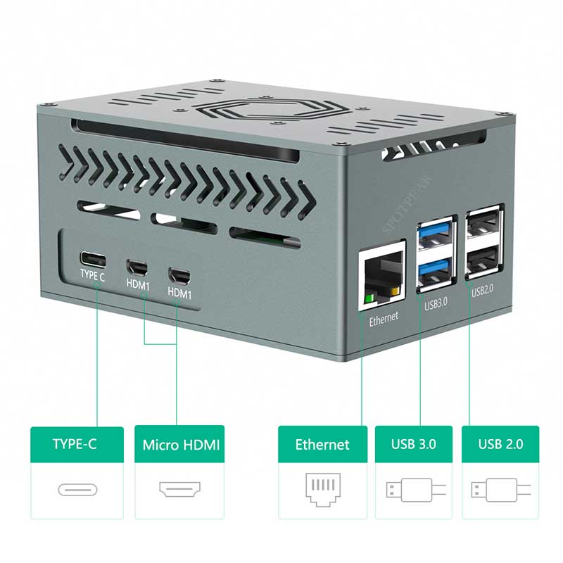 Raspberry Pi 5 aluminium metal - Argon One V3 M.2 Nvme Case recensie en prijs