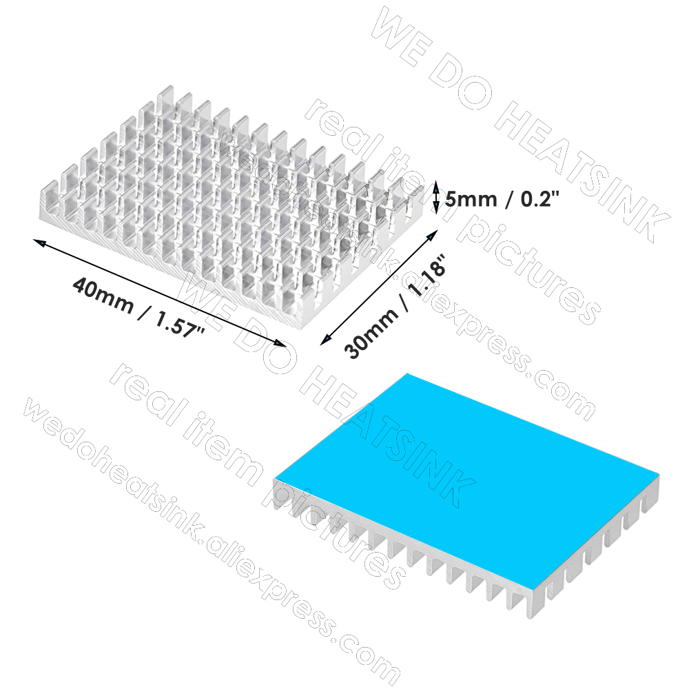 WIJ DOEN HEATSINK 30*40*5mm Zo - Raspberry Pi Water Cooling Kit recensie en prijs